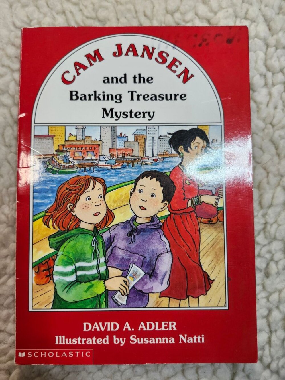 David A. Adler Cam Jansen and the Barking Treasure Mystery Paperback Scholastic